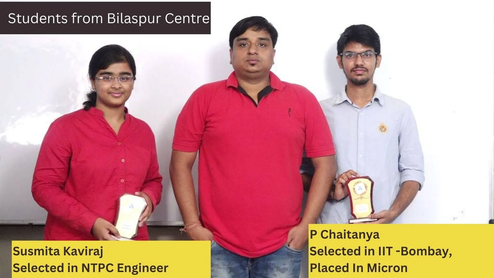 Susmita Kaviraj and P Chaitanya with Sonal Sir